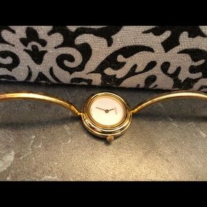 Gold plated vintage interchange Gucci watch